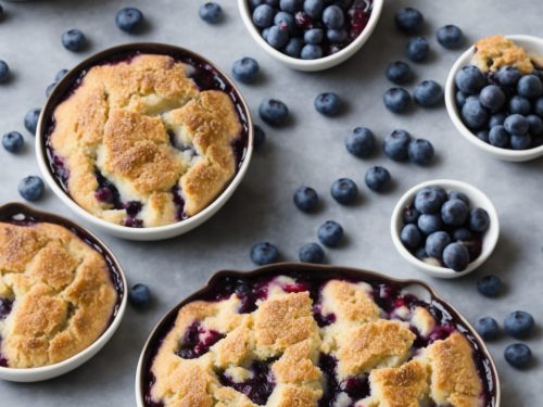 Warm Blueberry Cobbler