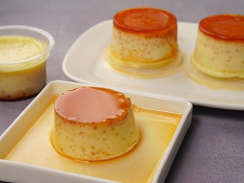 Warm Honey Cup Puddings