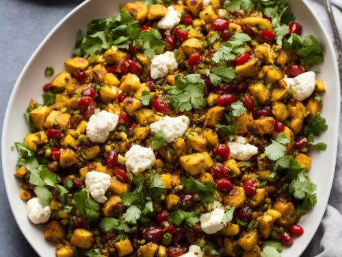 Warm Moroccan cauliflower salad