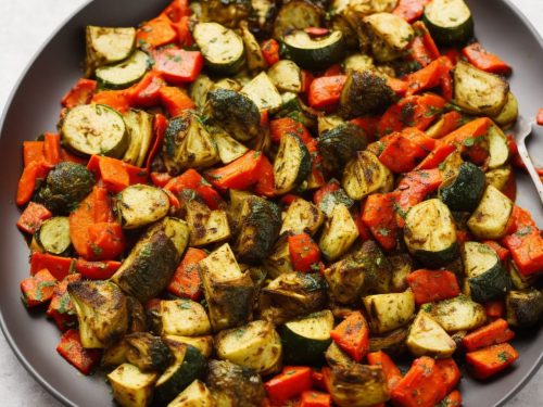 Warm Pesto Roast Veg