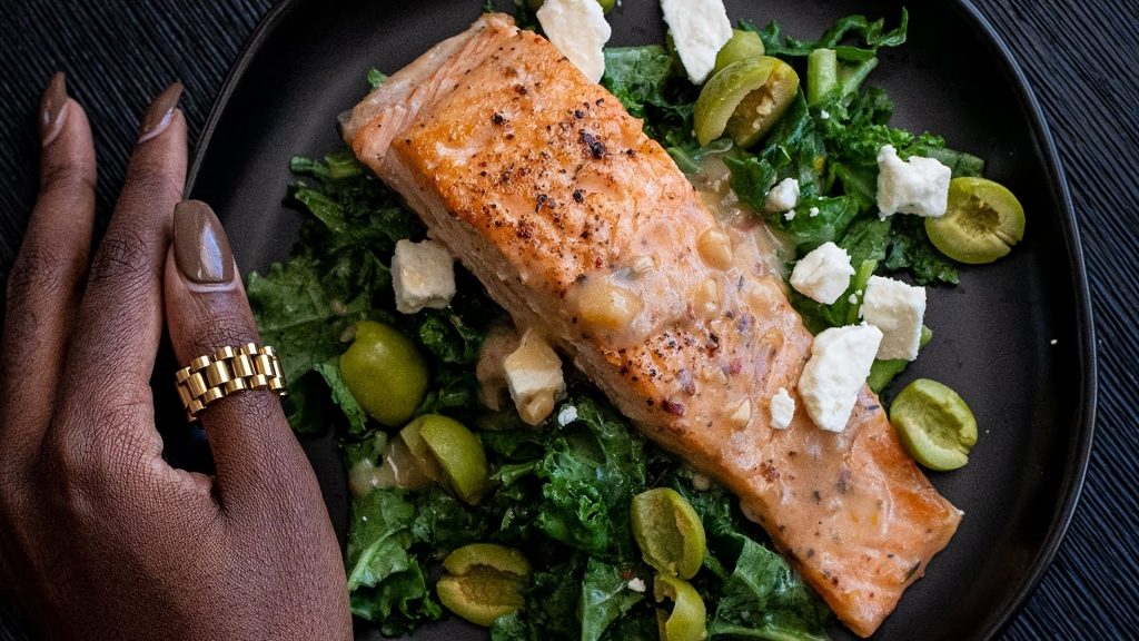 Warm Salmon Salad