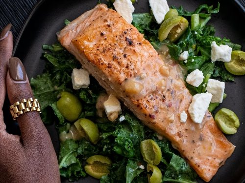 Warm Salmon Salad