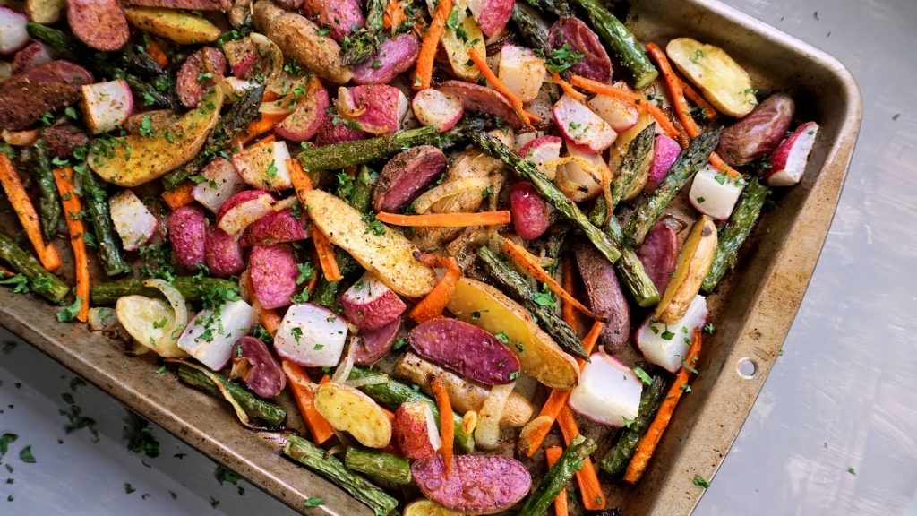 Warm Spring Vegetables