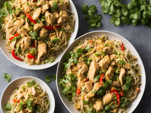 Warm Thai Chicken & Noodle Salad