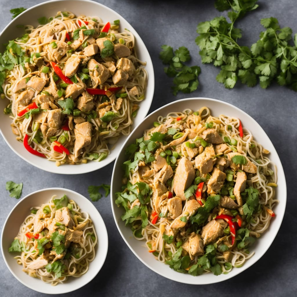 Warm Thai Chicken & Noodle Salad