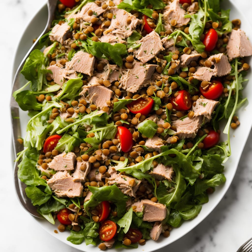 Warm Tuna & Lentil Niçoise Salad