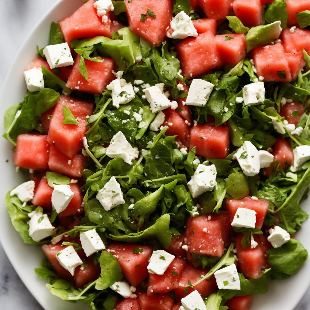 Watermelon Goat Cheese Salad