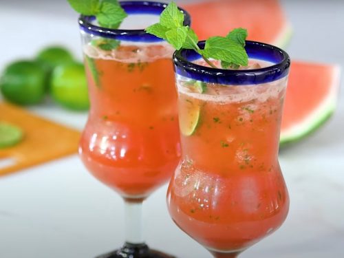 Watermelon Lime Agua Fresca