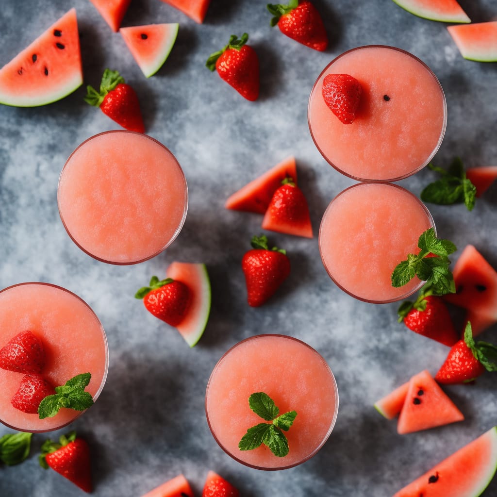 Watermelon & Strawberry Slushie