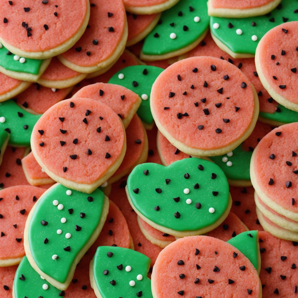 Watermelon Sugar Cookies