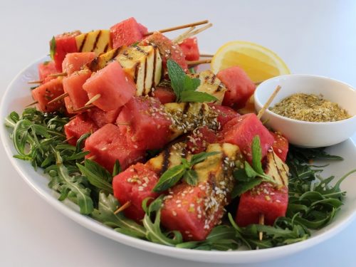 Watermelon with Dukkah Dip