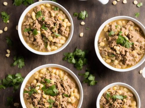 White Chili with Ground Turkey