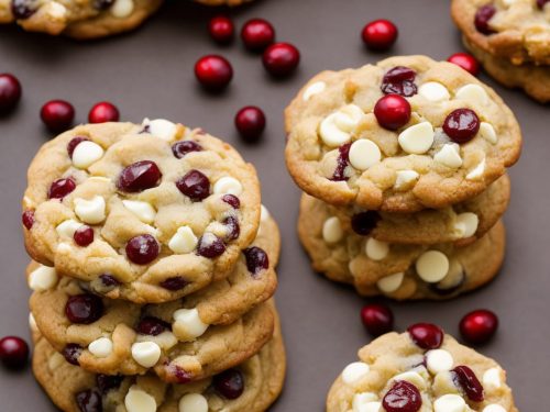 White Chocolate and Cranberry Cookies