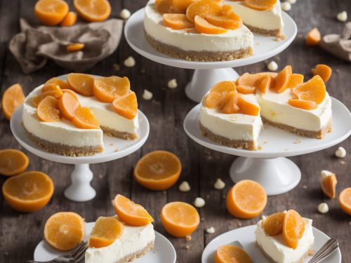 White Chocolate & Apricot Cheesecake