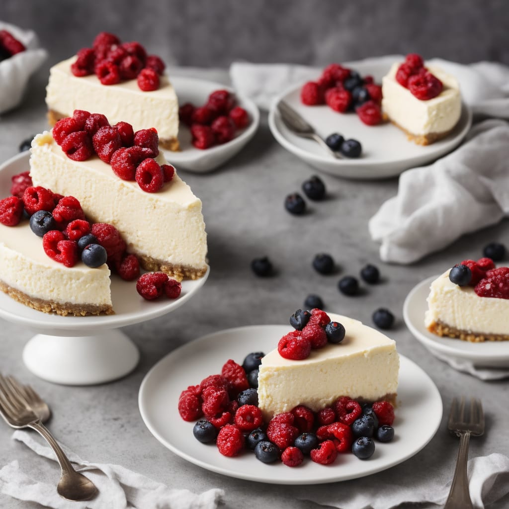 White Chocolate Berry Cheesecake