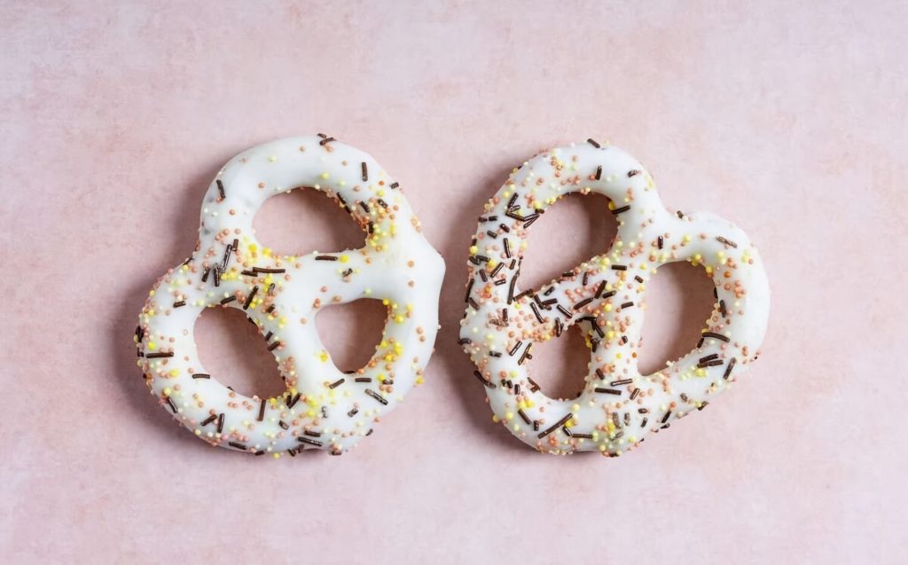 White Chocolate Covered Pretzels