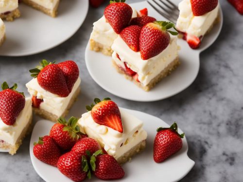 White Chocolate & Strawberry Marquise