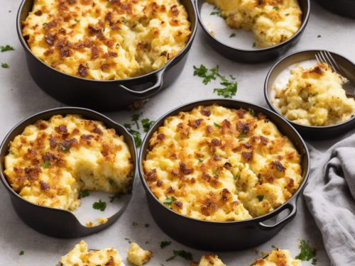 Whole Baked Cauliflower Cheese