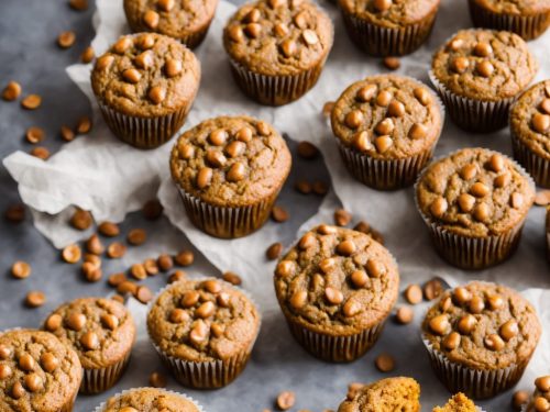 Whole Wheat Pumpkin Applesauce Muffins