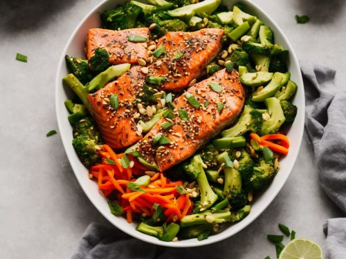 Wild Salmon Veggie Bowl