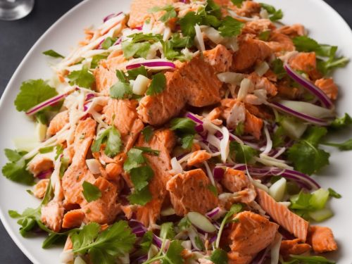 Wild Salmon with Radish & Orange Slaw