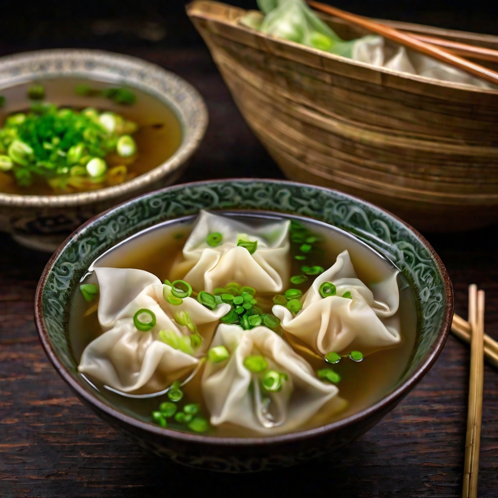 Wontons in Broth