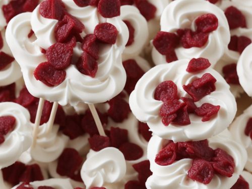 Wreath Meringue Lollies