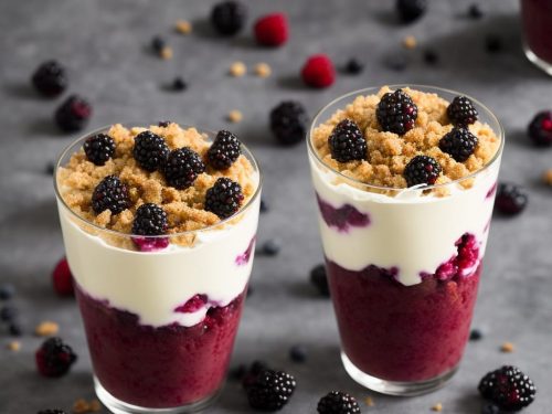 Yorkshire Parkin & Blackberry Trifle