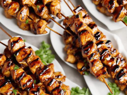 Yummy Honey Chicken Kabobs