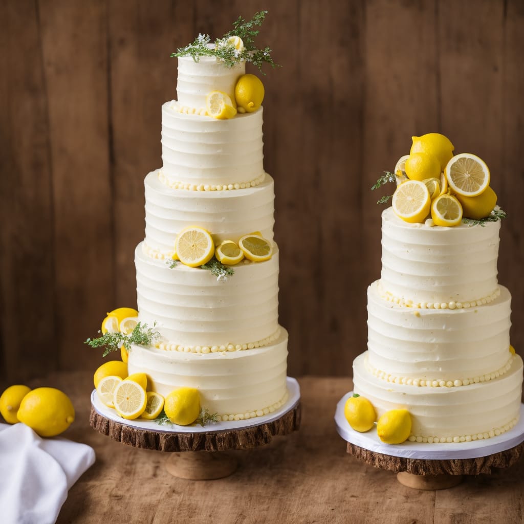 Zingy Lemon Wedding Cake