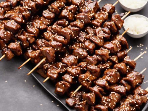 Zingy Teriyaki Beef Skewers