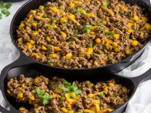 Zucchini and Ground Beef Skillet Recipe