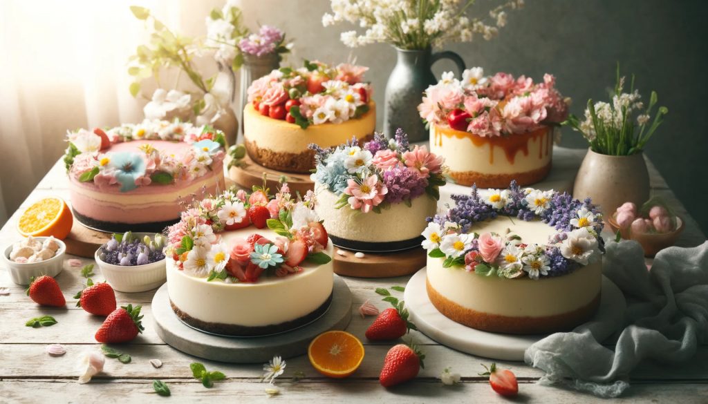 Spring-Inspired Cheesecake Creations