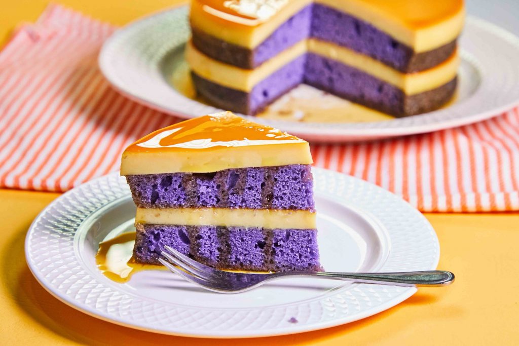 ube-flan