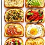 hummus toast recipe