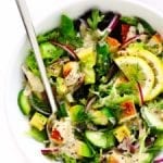 tahini ranch avocado chicken salad recipe