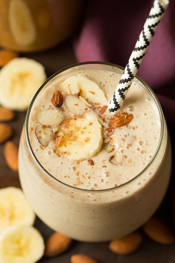 banana almond flax smoothie recipe