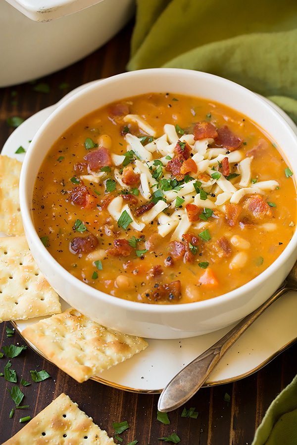 bean and bacon soup recipe