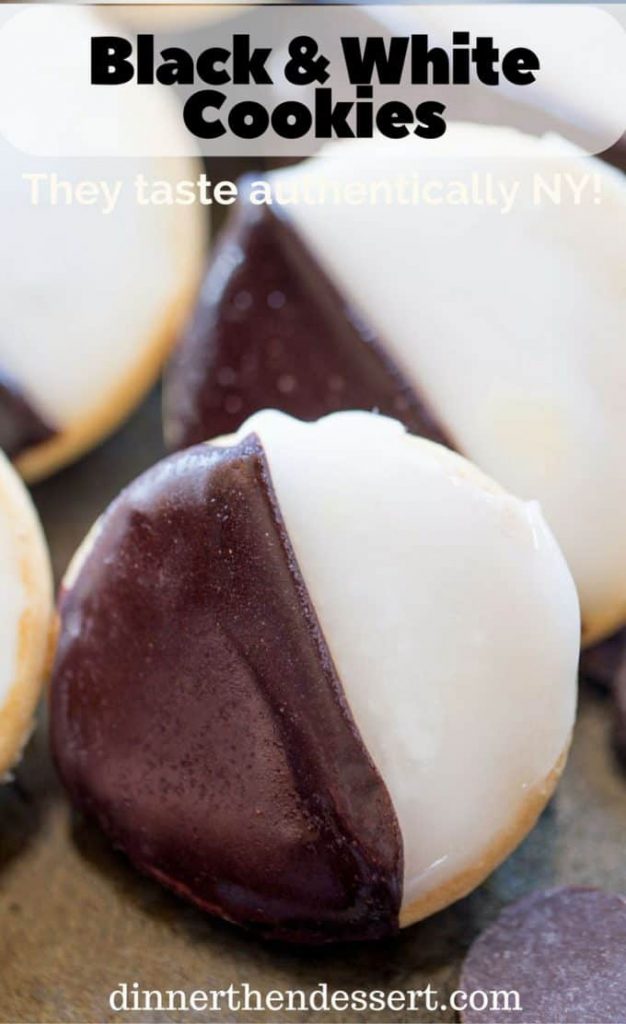 black and white cookies recipe