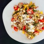 blackened green bean and quinoa salad recipe