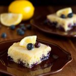 blueberry lemon brownies with white chocolate glaze recipe