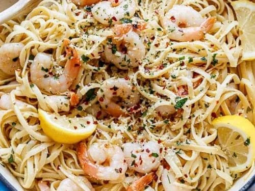 browned butter shrimp scampi recipe