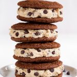 brownie sandwich cookies with chocolate chip cookie dough frosting recipe