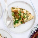 caramelized sweet potato, red pepper and feta frittata recipe