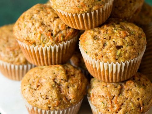 carrot zucchini spice muffins recipe