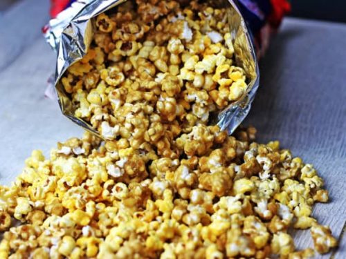 cheddar & caramel chicago mix popcorn recipe