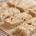 chewy almond poppy seed granola bars (lemon poppy seed variation too) recipe