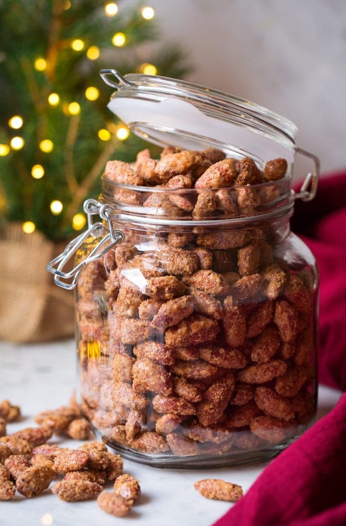 cinnamon candied almonds recipe