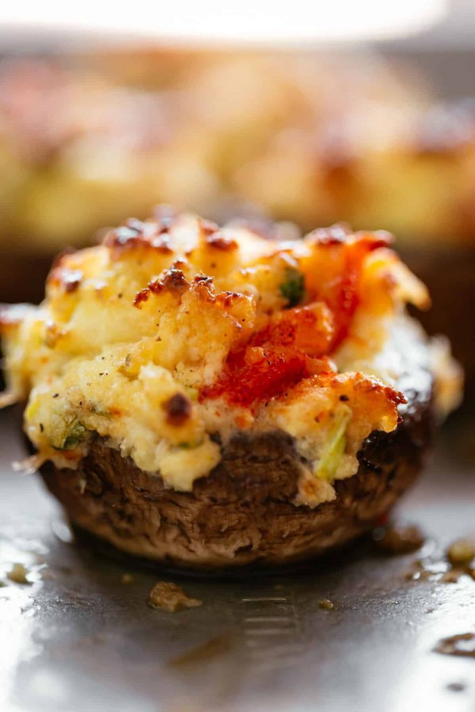 crab stuffed mushrooms recipe