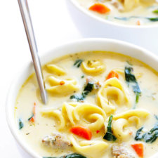 creamy tortellini and sausage soup recipe